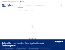 Tablet Screenshot of fe-bis.de